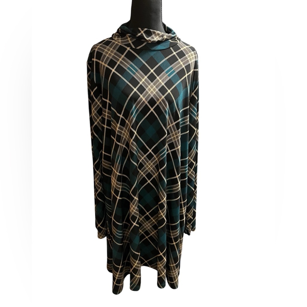 Plaid Long Sleeve Dress